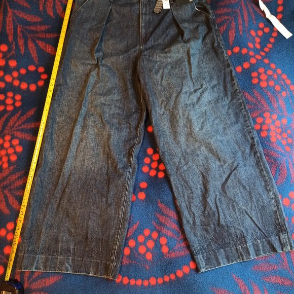 Banana Republic Jeans High-Rise Relaxed Wide Leg Size 34 - Picture 9 of 10